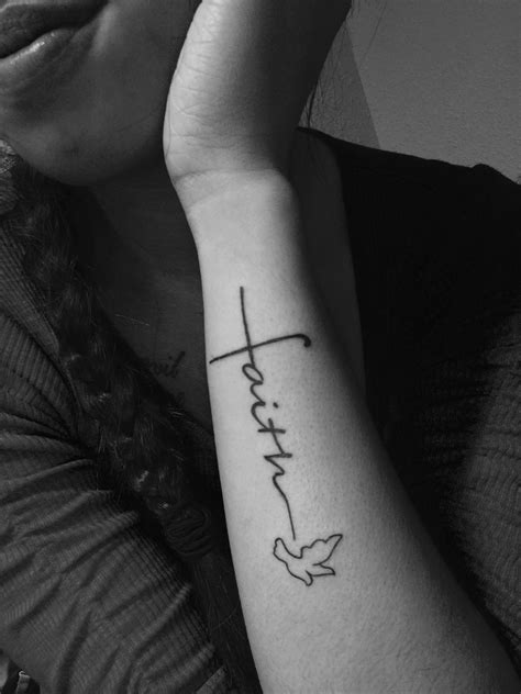 faithful tattoo ideas|faith tattoos for females.